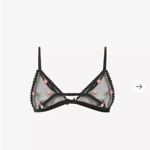Fleur du Mal mesh bralette with ice cream print